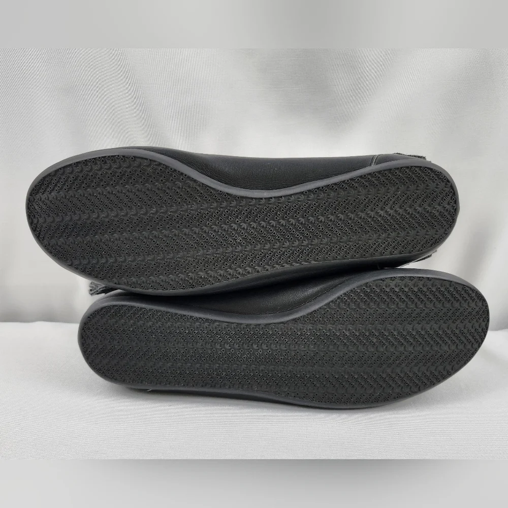 Jeremy Scott x Adidas Winged Ballet Flats Black Leather Size 9 - Picture 3 of 9